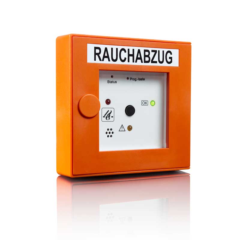 Rauchabzug in Orange